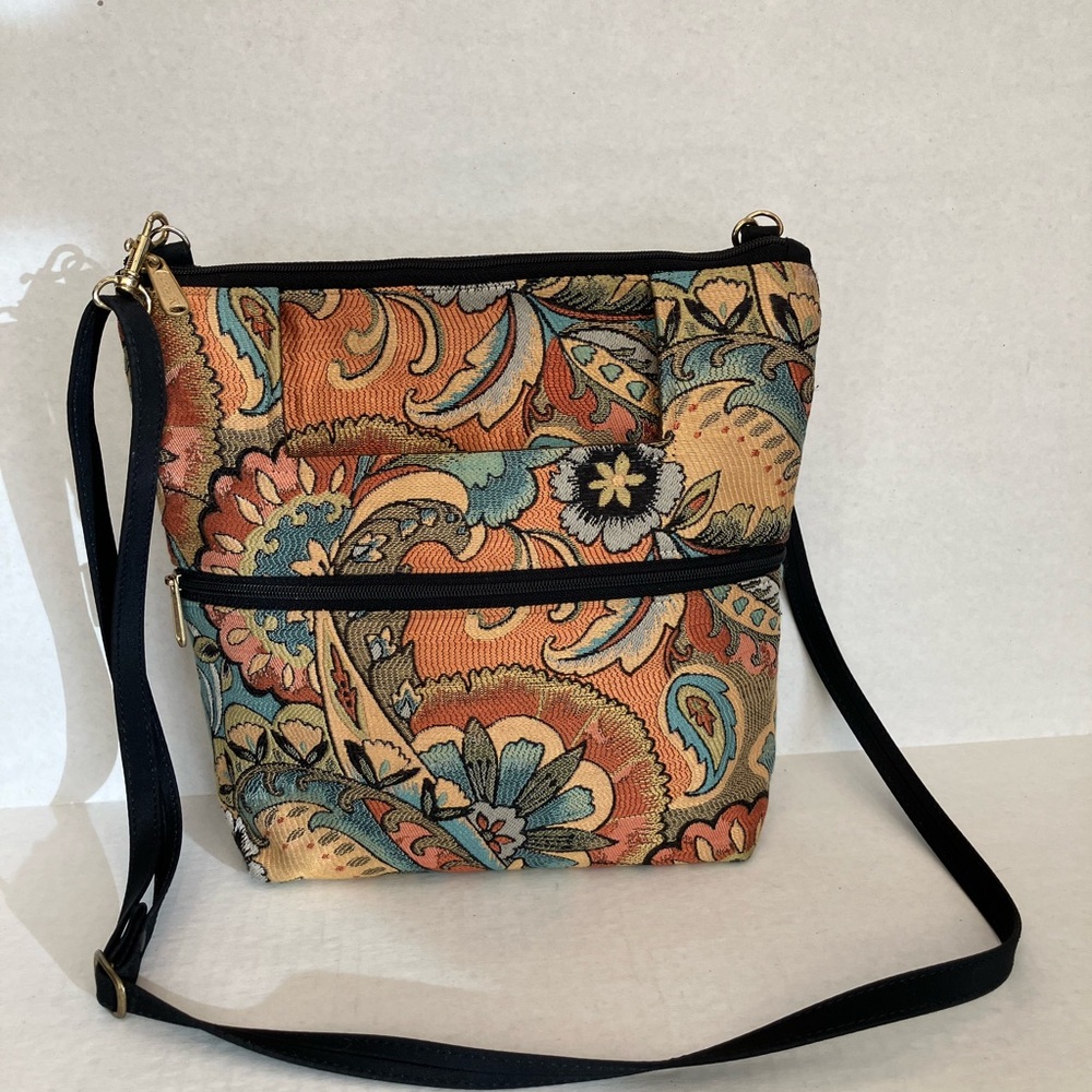 Danny K crossbody multicolored bag